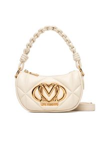Love Moschino - LOVE MOSCHINO Torebka JC4189PP0NLC0110 Écru. Kolor: kremowy. Materiał: skórzane #6