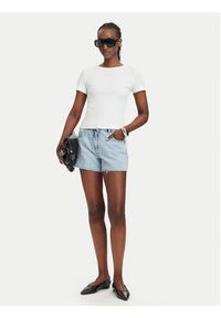 Patrizia Pepe Szorty jeansowe 2P1744/D070-CB21 Niebieski jasny Regular Fit. Kolor: niebieski. Materiał: bawełna #3