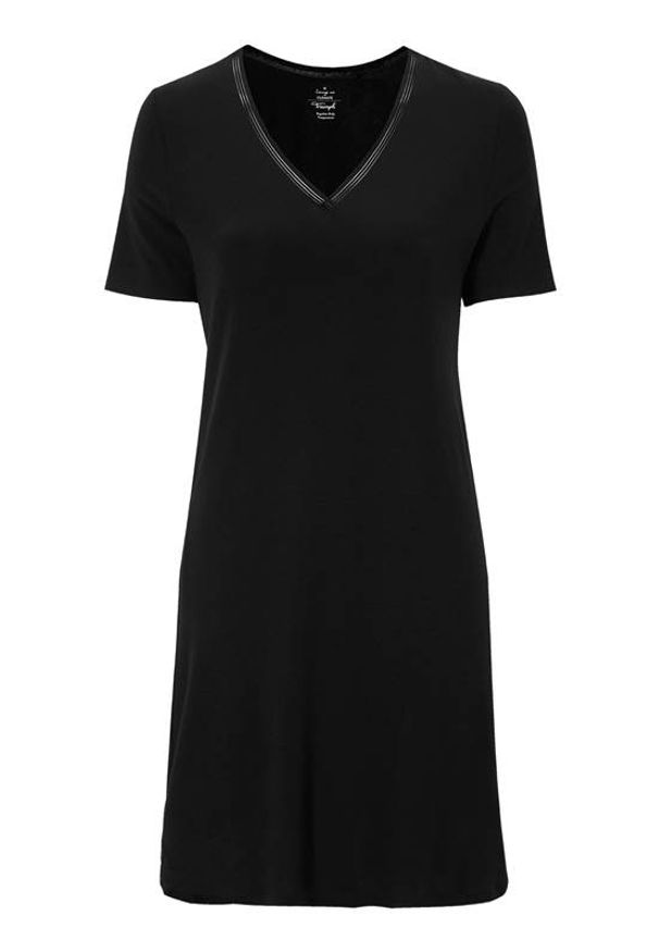 Triumph Koszula nocna Climate Control Czarny female czarny 38. Kolor: czarny. Materiał: materiał, tkanina, bawełna, jedwab, wiskoza, lyocell, włókno. Długość: do kolan