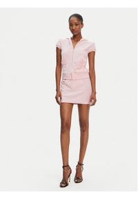 Juicy Couture Spódnica mini Heritage JCGGS125022G Różowy Slim Fit. Kolor: różowy. Materiał: bawełna #4