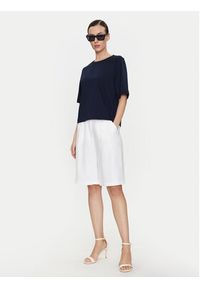 ViCOLO Szorty materiałowe TB0788 Biały Relaxed Fit. Kolor: biały. Materiał: len #4