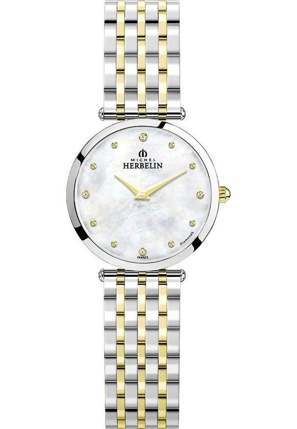 Zegarek QQ Zegarek damski Herbelin 17116/BT89 srebrny. Kolor: srebrny