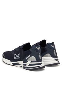 EA7 Emporio Armani Sneakersy 7X000652 AF18639 MZ069 Granatowy. Kolor: niebieski. Materiał: materiał #2
