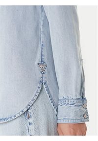 Guess Koszula jeansowa W5YH33 D4N61 Niebieski Regular Fit. Kolor: niebieski. Materiał: lyocell #5