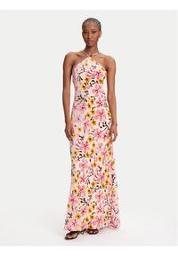 STAUD Sukienka letnia Cubism R25S2272BR Kolorowy Regular Fit. Materiał: wiskoza. Wzór: kolorowy. Sezon: lato