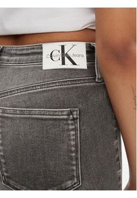 Calvin Klein Jeans Jeansy J20J222771 Szary Super Skinny Fit. Kolor: szary