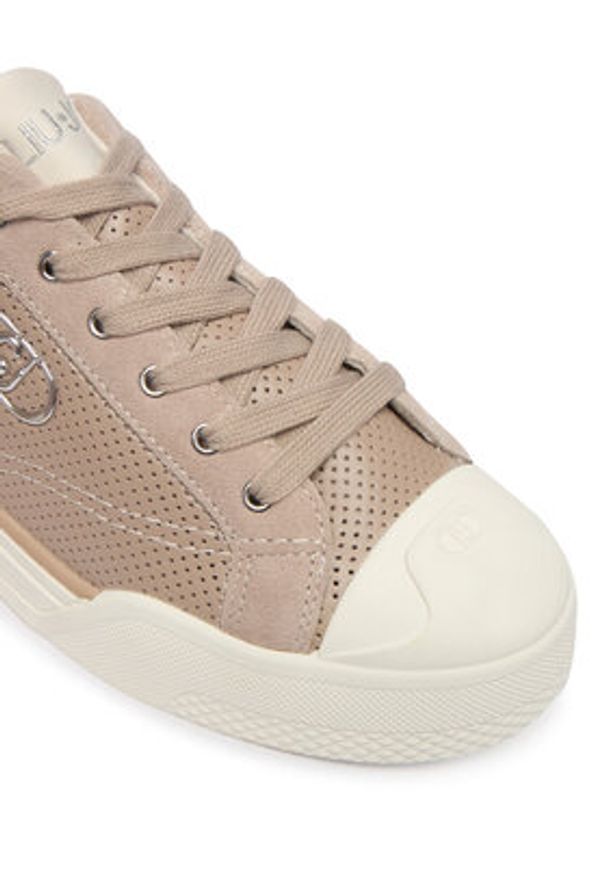 Liu Jo Sneakersy Benson 01 BA6055 EX337 Beżowy. Kolor: beżowy. Materiał: skóra