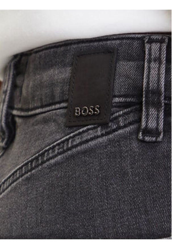 BOSS Jeansy State 50545012 Szary Slim Fit. Kolor: szary