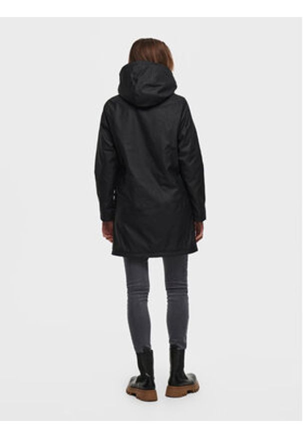 only - ONLY Kurtka przeciwdeszczowa Sally 15206116 Czarny Regular Fit. Kolor: czarny. Materiał: syntetyk