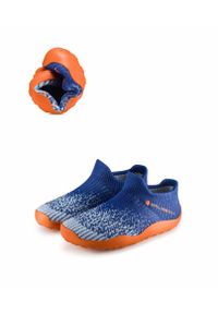 Buty minimalistyczne dziecięce ombre Brubeck Barefoot Merino. Kolor: pomarańczowy, niebieski, wielokolorowy. Sport: turystyka piesza
