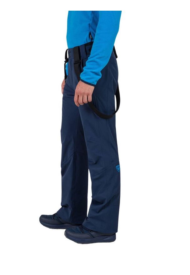 Spodnie narciarskie Rossignol męskie Blackside Pant granatowe. Kolor: niebieski. Sezon: zima. Sport: narciarstwo