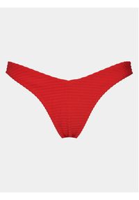 Calvin Klein Swimwear Dół od bikini KW0KW02471 Czerwony. Kolor: czerwony. Materiał: syntetyk #5