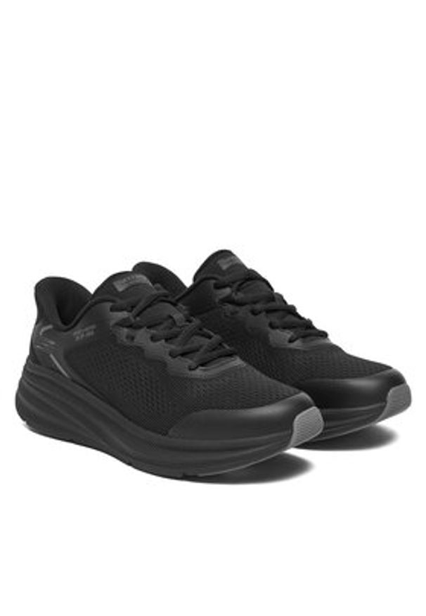 skechers - Skechers Sneakersy Bobs Skillz 118431 BBK Czarny. Kolor: czarny. Materiał: materiał