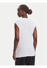 BOSS Bluzka Elamma 50541896 Biały Slim Fit. Kolor: biały. Materiał: wiskoza #5