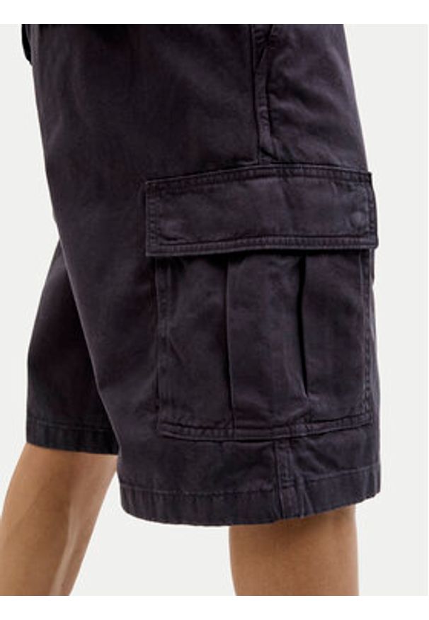Jack & Jones Szorty materiałowe Karl 12269374 Czarny Loose Fit. Kolor: czarny. Materiał: bawełna