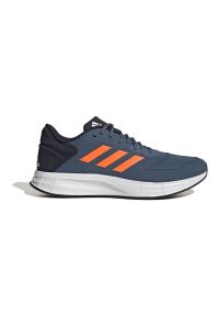 Adidas - Buty do biegania adidas Duramo 10 M GW4076 szare. Zapięcie: sznurówki. Kolor: szary. Materiał: guma, syntetyk, materiał. Szerokość cholewki: normalna