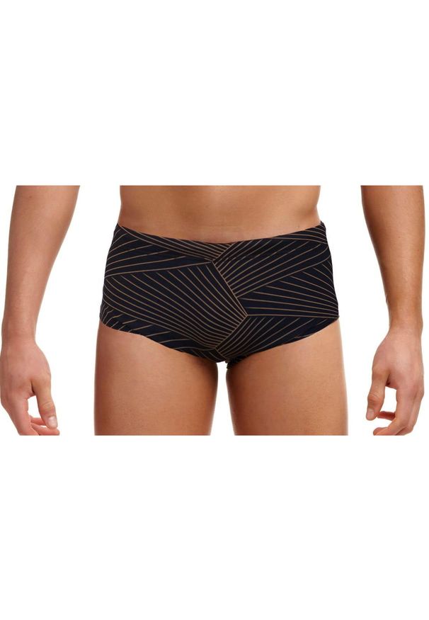 Kąpielówki FUNKY TRUNKS Gold Weaver - trunki chłopięce. Kolor: czarny