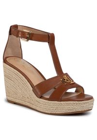 Espadryle Lauren Ralph Lauren. Kolor: brązowy #1