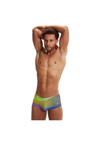 Majtki Speedo Allover Digi 14 Cm – Czarno-Fioletowe – Rozmiar 26. Kolor: czarny #1