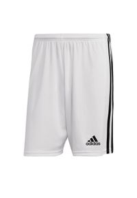 Adidas - Spodenki piłkarskie męskie adidas Squadra 21 Short. Kolor: biały, czarny, wielokolorowy. Materiał: poliester. Sport: piłka nożna