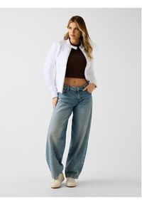 Guess Kurtka przejściowa W6RL02 WJ492 Biały Regular Fit. Kolor: biały. Materiał: syntetyk #5