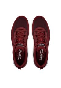 skechers - Skechers Buty na siłownię Track - Glendor 232699/BURG Bordowy. Kolor: czerwony. Materiał: materiał. Sport: fitness