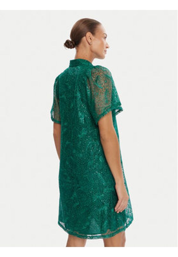 Bruuns Bazaar Sukienka koktajlowa Palm Philly BBW4541 Zielony Loose Fit. Kolor: zielony. Materiał: syntetyk. Styl: wizytowy