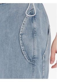 BDG Urban Outfitters Spodnie materiałowe BDG BAGGY CARGO BLEACH 76473677 Granatowy Relaxed Fit. Kolor: niebieski. Materiał: bawełna, materiał