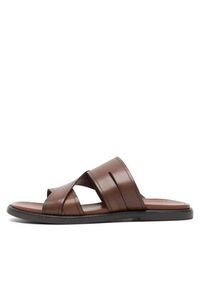 Gino Rossi Klapki MARCELLO-01 MB Brązowy. Kolor: brązowy. Materiał: skóra #7