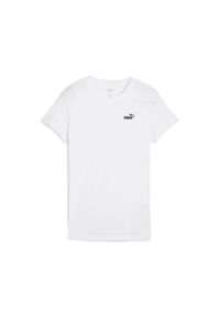 Koszulka damska Puma Ess Small No. 1 Logo. Kolor: biały. Materiał: bawełna, materiał #1