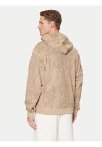 Guess Bluza Z5RQ16 K9YI1 Beżowy Regular Fit. Kolor: beżowy. Materiał: bawełna