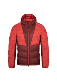 Kurtka narciarska hybrydowa Primaloft Kilpi Tevery. Kolor: czerwony. Materiał: puch. Technologia: Primaloft. Sport: narciarstwo #1