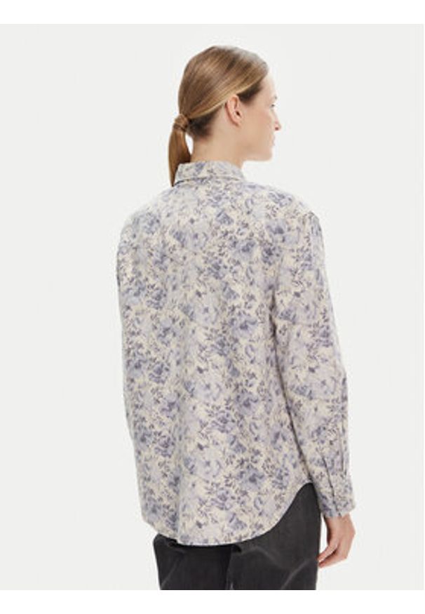 Levi's® Koszula jeansowa Teodora Western A7244-0051 Błękitny Relaxed Fit. Kolor: niebieski. Materiał: bawełna