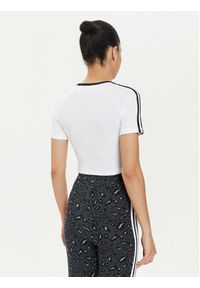 Adidas - adidas T-Shirt 3-Stripes Baby IP0662 Biały Slim Fit. Kolor: biały. Materiał: bawełna #3