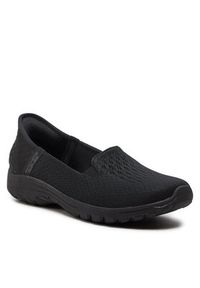 skechers - Skechers Półbuty 158698/BBK Czarny. Kolor: czarny. Materiał: materiał #6