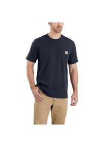 Koszulka sportowa męska T-shirt Carhartt Heavyweight Pocket K87. Kolor: niebieski
