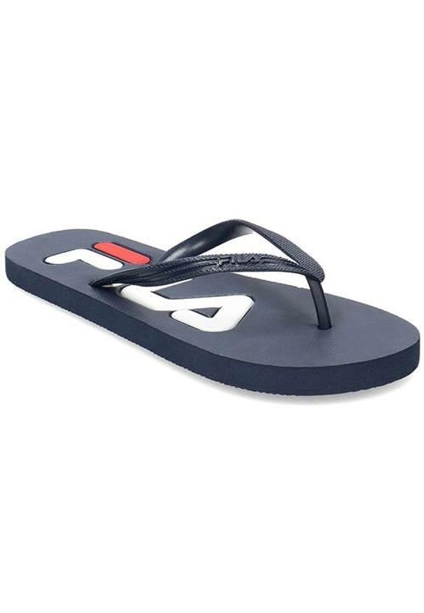 Japonki damskie Fila Troy. Kolor: niebieski. Materiał: syntetyk, materiał