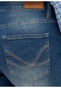 bonprix - Szorty dżinsowe ze stretchem, krój slim fit, mid waist (2 pary). Kolor: niebieski #2