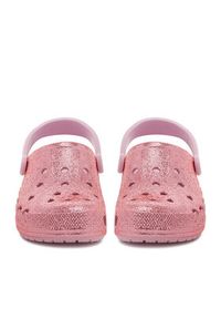 Crocs Klapki C-BAYA GLITTER CLOG 205925-6GD Różowy. Kolor: różowy #7