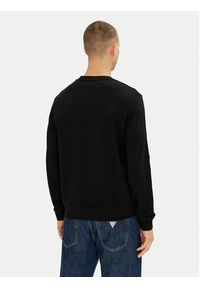 Karl Lagerfeld - KARL LAGERFELD Bluza 705710 500900 Czarny Regular Fit. Typ kołnierza: dekolt w karo. Kolor: czarny. Materiał: bawełna #4