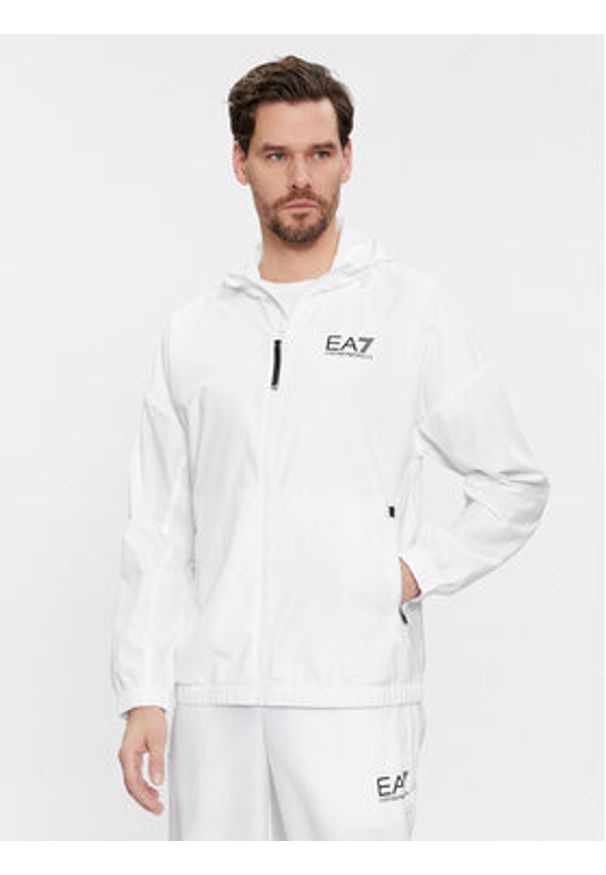 EA7 Emporio Armani Dres 8NPV08 PN4HZ 1100 Biały Regular Fit. Kolor: biały. Materiał: syntetyk