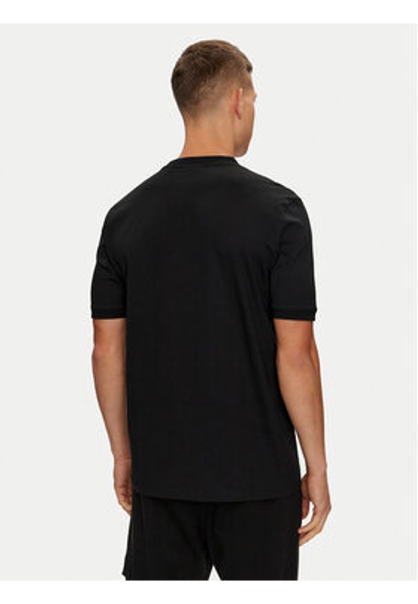 Hugo T-Shirt Diragolino_Gel 50528171 Czarny Regular Fit. Kolor: czarny. Materiał: bawełna