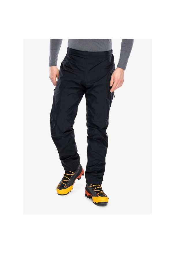 Spodnie GORE TEX męskie Rab Ladakh Paclite Plus Pants. Kolor: czarny. Technologia: Gore-Tex. Sezon: lato. Sport: turystyka piesza