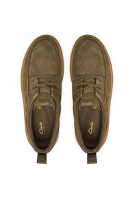 Clarks Półbuty Polden Moc 26180869 Zielony. Kolor: zielony. Materiał: zamsz, skóra #3
