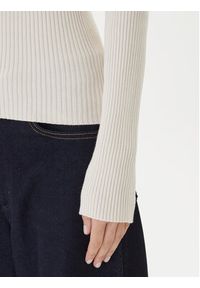Kontatto Sweter 3M0830C Écru Slim Fit. Materiał: wiskoza #3
