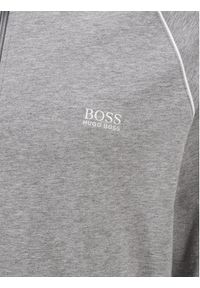 BOSS - Boss Bluza Mix&Match Jacket H 50381879 Szary Regular Fit. Kolor: szary. Materiał: bawełna