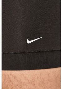 Nike - Bokserki (3-pack). Kolor: czarny. Materiał: bawełna, dzianina, elastan. Wzór: gładki #2