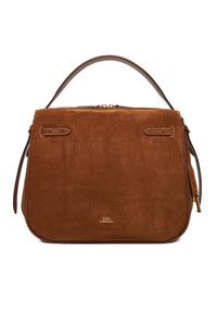 Polo Ralph Lauren Torebka 428962627001 Brązowy. Kolor: brązowy. Materiał: skórzane, zamszowe