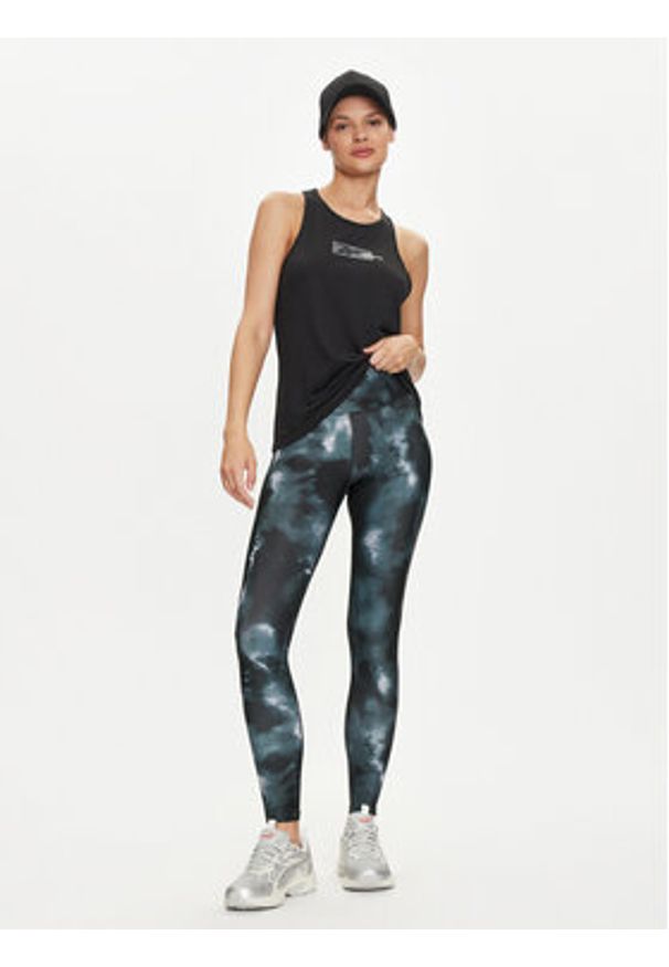 Reebok Top Id Train Sup Graphic Tank 100035755 Czarny Regular Fit. Kolor: czarny. Materiał: syntetyk, wiskoza