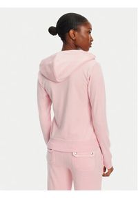 Juicy Couture Bluza Robertson JCAP176 Różowy Slim Fit. Kolor: różowy. Materiał: syntetyk #5